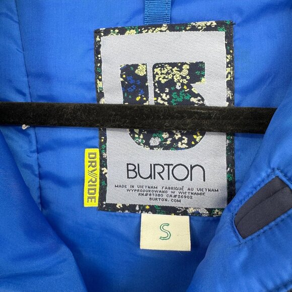 This is a Burton Dryride women's ski jacket in a multicolored ditsy floral print - Picture 2 of 16